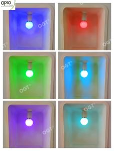 3W G45 RGB LED Color Bulb E27 Ping Pong Lampu Raya