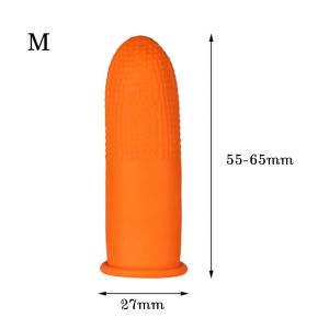 100Pcs Non-Slip Natural Latex Finger Cots Disposable Fingertips Protector Gloves For Watch Fix
