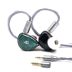 BQEYZ NI Wired Earphone 11mm DD and PZT Ceramic Driver HiFi In-Ear Monitors with Detachable 0.78mm 2Pin Cable 3.5mm 4.4mm or Type-C with Mic 5-40kHz Gaming Music IEM