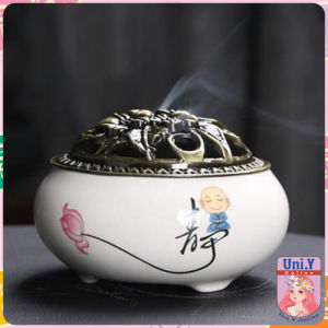 Uni.Y กระถางธูปเซรามิก ที่วางกำยาน minimal เซรามิค วัสดุคุณภาพทนร้อนได้ดี incense burner