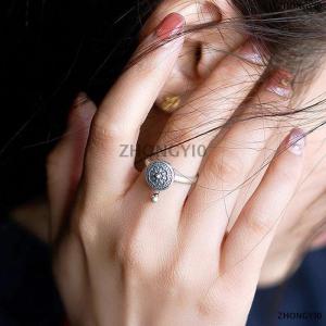 [COD] ZHONGYI0 ห่วงคลายความกังวลแบบย้อนยุค1ชิ้นสำหรับผู้หญิงผู้หญิงผู้หญิงผู้หญิงปรับได้