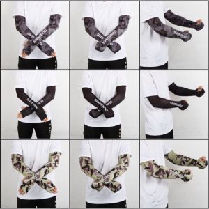 🇲🇾Ready Stock🇲🇾Anti UV Sunlight ICE Silk Fishing Rider Protection Sleeve Comfortable Summer Wear Sarung Tangan