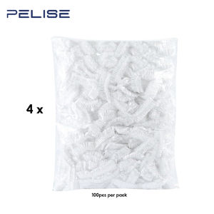Pelise Sanitary 100PCS Food Storage Bags Transparent Cling Film Plastic Wrap Elastic Plastic Covers For Food Disposable Kitchen