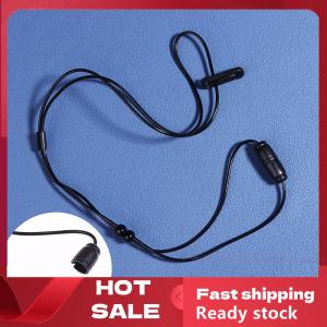 🚚【Local Express Delivery】🚚 High Quality Multipurpose Referee Whistle Rope Lanyard Black PVC Whistle Strap Long Lanyard Key Hanging Rope