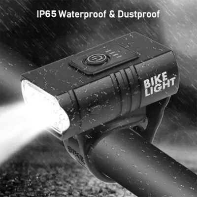 Lampu LED Sepeda Depan Super Terang Senter /800Lumens Bike Light 1000mAh Waterproof USB Charge