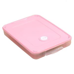 Tủ lạnh lớp đơn bánh bao hộp Stackable khay trứng nhựa kín bếp Bảo quản lọ đựng có nắp