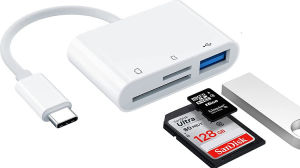 Hub OTG Type-C đọc thẻ nhớ đa năng