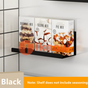 Kitchen Rack Fridge Magnetic Organizer Shelf Rustproof Spice Jars Rack Space Saving