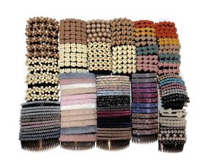 หวีสับ ประดับผม หวีสับพลาสติกไฟเบอร์ แฟชั่น เครื่องประดับผม หลายแบบ หลายขนาด