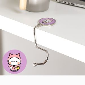 Portable Schoolbag Hook Handbag Metal Bracket Desktop Schoolbag Organizer Home Desk Storage Hook