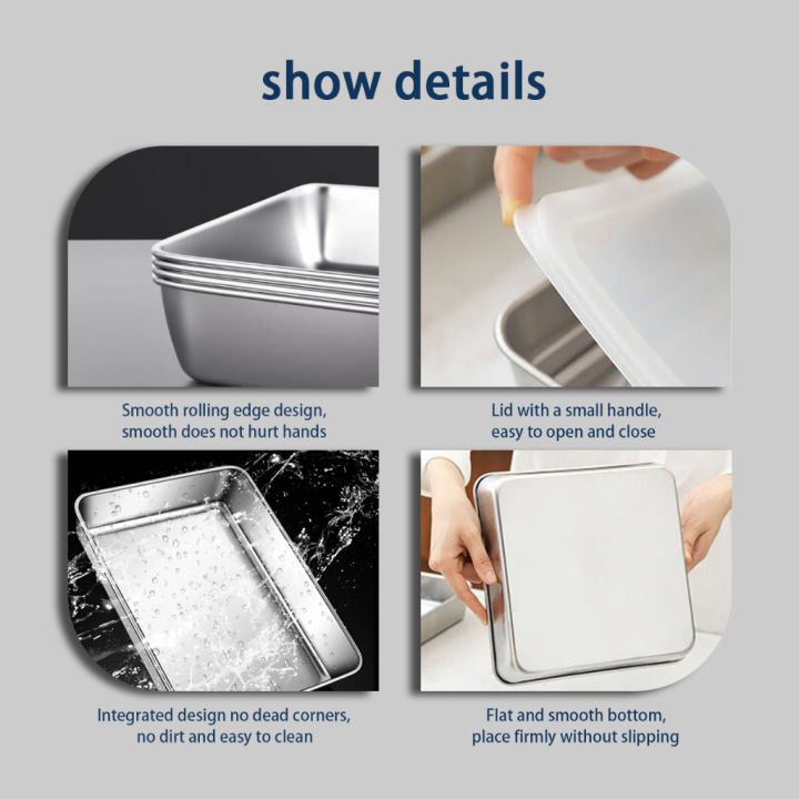 Stainless%20Steel%20fresh-Keeping%20Box%20With%20lid%20Refrigerator%20Storage%20Box%20Steamed%20fish%20Grilled%20Fish%20%20Dish%20fruit%20Plate%E4%BF%9D%E9%B2%9C%E7%9B%92%E5%86%B0%E7%AE%B1%E6%94%B6%E7%BA%B3%E7%9B%92%20-%20Image%207