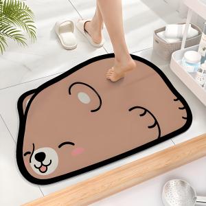 Cute Animals Bathroom mat Diatomite Mat Kitchen Mat Non Slip Bath Mat Quick Drying Absorbent Mat