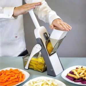 CHAINSTORE Multifunctional Food Chopper Grater Kitchen Tools Vegetable Cutter Slicer Chopper ( Random Color))