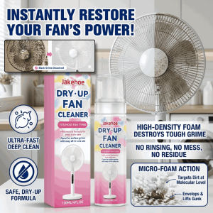 Foaming Fan Cleaning Spray Removes Grime Dust Safe Dries Dust-Removing No-Demount Fans Cleaning Agent