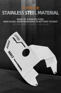 【GX188】 MESIN Engine Cover Engine Protector Engine Cover Pcx 160 Vario 160 Adv 160 Thick Stainless Steel Material Anti Rust Engine Guard Pcx 160 Vario 160 Adv 160 Honda Motor Accessories