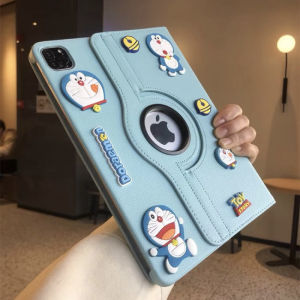 Dingdang Cat Sticker Rotating Leather Case / Sleeve . Tablet Case