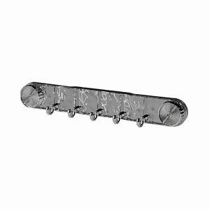 Light Luxury Rotating Suction Cup Row Hooks Strong Bathroom Kitchen Water Ripple Suction Cup Hooks