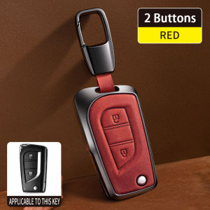 Cover Kunci Toyota Camry Corolla Yaris Innova Altis Rav4 Hilux Fortuner Leather Car Key Case Cover Accessories