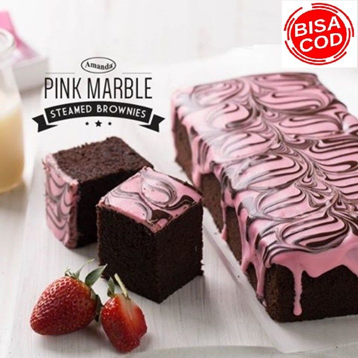 Amanda Brownies Kukus Pink Marble Lazada Indonesia
