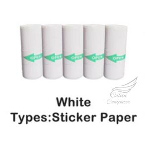 Mini Thermal Printer Bluetooth Printer Portable Tanpa Tinta Thermal Printer Label Receipt Barcode Printer /Mini Printer Bluetooth Hp Thermal Mesin Alat Dari Label / Mini Thermal Printer Bluetooth
