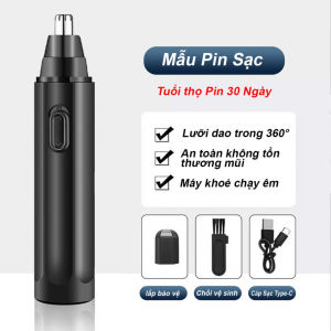 Máy Tỉa Lông Mũi Đa Năng 360° – Sạc Nhanh Không Gây Đau Nhỏ Gọn Dễ Mang