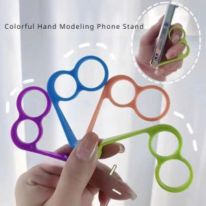Giá Đỡ Điện Thoại Đeo Ngón Tay 2in1- Combo 5 cái - Chống Mỏi Tay Dựng Điện Thoại Ngang Dọc Tiện Lợi