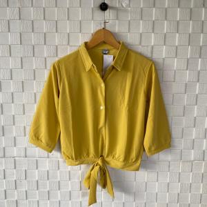 atasan kemeja lengan7/8 wanita/atasan wanita/kemeja polos wanita terbaru/kemeja crop/shabhira
