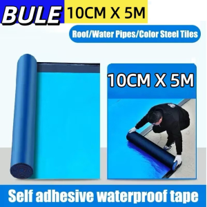 Self-Adhesive Roll Roofing Waterproof Tape Sticker for Color Steel Roof Tiles Leak Repair Anti-Aging Sun-Resistant Renovation Durable Heat Insulation