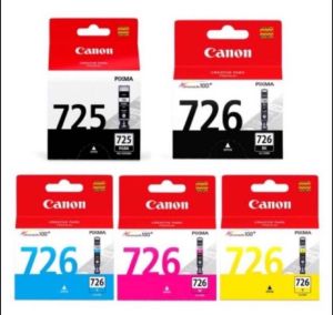 Canon CLI- 725 CLI-726  ตลับหมึกอิงค์เจ็ท  725 BK 726 BKCMY  ของแท้