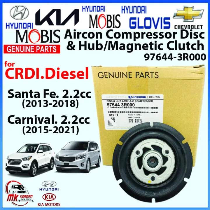 [GENUINE] Aircon Compressor Disc & Hub/Magnetic Clutch for CRDI.Diesel ...