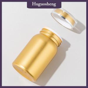 [huguosheng] ขวดพลาสติกพร้อมฝาปิดสำหรับใส่ยา100 120 150 225ml บรรจุภัณฑ์เม็ดยาแบบตัวอย่าง