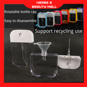 Upgraded Version Reusable American Touchland 50ml Card Spray Bottle Sterilization卡片喷雾瓶消毒液洗手液 Transparent Spray Bottle