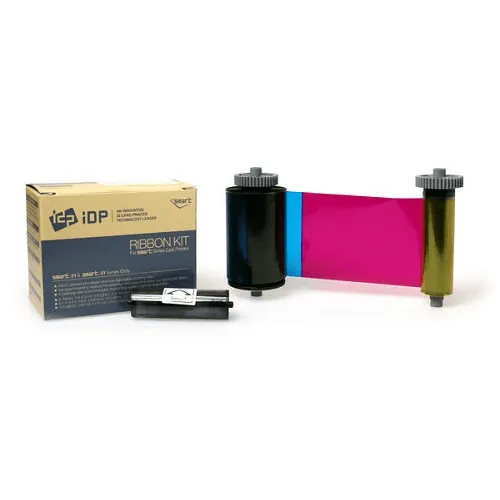 IDP Smart Ribbon Kit YMCKO Full Colored 250 Prints Single side (Part ...