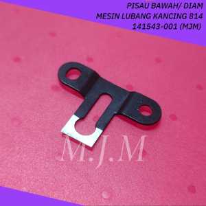 ( 141543-001 ) Mata Pisau Bawah T / Pisau Diam mesin jahit Lubang Kancing 814/ Fixed Knife For 814 BX5419300(JZ)