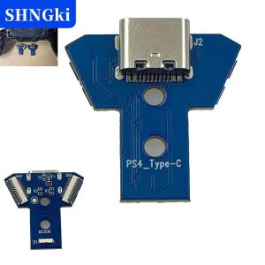 [COD] 🔥🔥🔥SHNGki 1 bộ phổ quát cho PS4 điều khiển 040 050 055 phụ kiện tự làm cho Dualshock 4 USB loại C sạc Board MOD