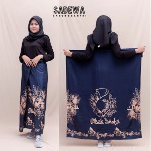 Sarung wanita mbak santri bisa bayar ditempat Sarung hitam jumbo santriwati pondok pesantren milenial sarung batik cewek terbaru