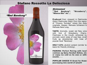 BEST SWEET RED WINE IN SINGAPORE - MALVASIA CASE 12x750ml - TASTE OF "STRAWBERRY CHERRY" - ( PIEDMONT ITALY )