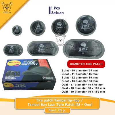 [10 PCS] Tambal Ban Luar Tyre Patch / Tire patch Tambal Tip-Top [M-ONE]