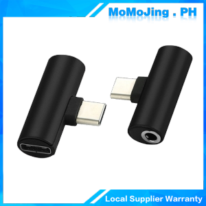 2 In 1 Type C To 3.5mm Earphone Audio Charger Converter Type-C 3.5mm Jack Audio Adapter