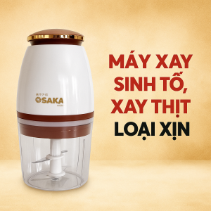 Máy Xay Sinh Tố Saka Nhật Bản – Xay Được Thịt Cua Cá Đá Viên Siêu Mạnh