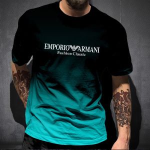 Tshirts for Men Women Fashion Summer Casual Short Sleeved Armani 3D Printed Fun Mens T-Shirts