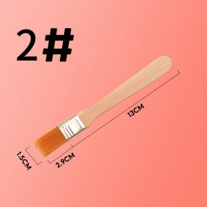 Kuas Lukis Flat Nylon / Kuas Lebar / Flat Brush 12 Model Kuas Cat Tebal Kuas Lukis Lebar Nylon Flat Art Painting Brush BBQ Tools