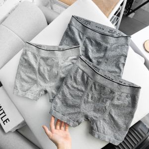 HOÀN TIỀN 15% - Quần Lót Nam [ Combo 3 ] Quần Sịp Đùi Nam Boxer Dệt Kim Vnxk Co Dãn Thoáng Khí - Quần Xì Đùi Nam Thông Hơi Mềm Mịn