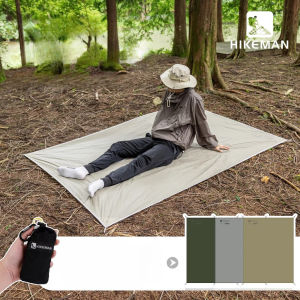 HIKEMAN Outdoor Portable Picnic Mat 20D Silicon Coated Camping Tent Canopy Floor Mat Sand Beach Lawn Moisture-proof Mat