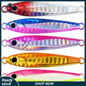 Aminiry[Love sports] 1PCS New Model Laser 10g 20g 30g 40g 60g Lure Fishing Metal Jig Lure Sea Fishing Metal Jig Lure Bait Long Cast Metal Jig