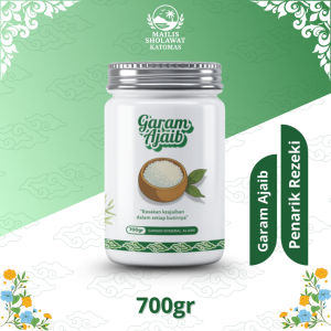 Garam Ajaib Khusus Penarik Rezeki 700gr - untuk Kesehatan & Terapi Tubuh – Garam Ruqyah Alami Toples | Salt Herbal Penyembuhan & Relaksasi | Garam Ruqiyah Garam Ruqiah garam rukyah