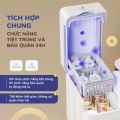 Máy tiệt trùng UV đa năng Chilux U3 - Tích hợp chung chức năng tiệt trùng và bảo quản 24h. 