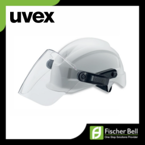 UVEX PHEOS visor clear sv exc. Elect.Arcs 4kA W magnetic Levers (Use SHORT brim helmet)