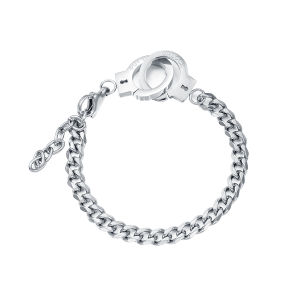 Sinboia Gold/Silver Handcuff Bracelet For Men Women Fashion Coupple Jewelry Non-fading