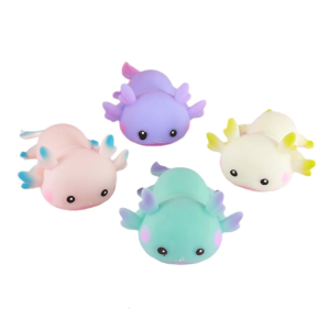 Simulation Axolotl Squeeze Stress Balls Sensory Soft Pinch Toy For Kids Party Birthday Gift Decompressing Stretchy Toy